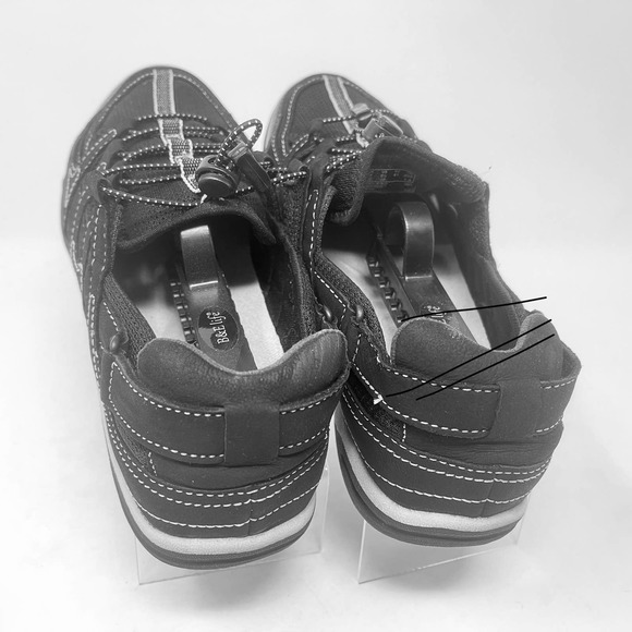 Clarks Fiana Coast Fisherman Sandal Women's Sz 9 1/2 Black 8.2.4#K.6.7 - Picture 6 of 12